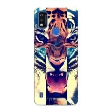 Чохли з зображенням різних тварин на ZTE Blade A51 (Яскравий Тигр)