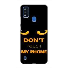 Чехол с Прикольным принтом на ZTE Blade A51 (Не трогай мой телефон)