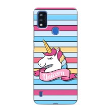 Чехол для ЗТЕ Блейд А51 - (Единорожки - Новинки) (AlphaPrint) (Unicorn)