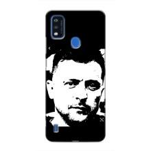 Чехол для ZTE Blade A51 (AlphaPrint - с принтом Зеленского) – Зеленский АРТ