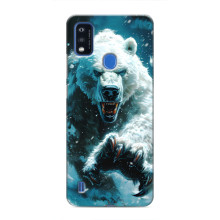 Чехол с картинкой «Хищники» для ZTE Blade A51 – Медведь