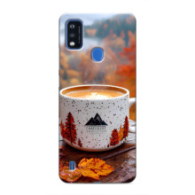 Чохол з унікальним дизайном 'Осінь з кавою' для ZTE Blade A51 – Кава на природі