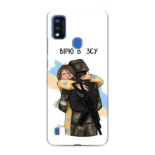 Патриотический Чехол для ZTE Blade A51 (Верим в ЗСУ)