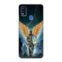 Патриотический Чехол для ZTE Blade A51 (ЗСУ з крильями)