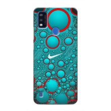 Силиконовый Чехол на ZTE Blade A51 с картинкой Nike (Найк зеленый)