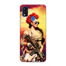 ЗСУ Чехлы (TPU) для ZTE Blade A51 – Женщина солдат