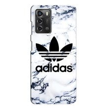 Чехлы Адидас для ZTE Blade A52 (AlphaPrint) (Адидас на мраморе)
