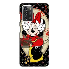 Чохол Disney Mouse ZTE Blade A52 (PREMIUMPrint) – Мінні peace