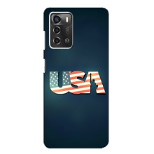 Чехол Флаг USA для ZTE Blade A52 – USA