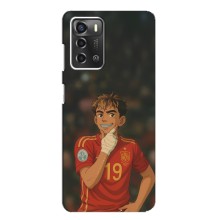 Чехол с футболистом Ламин Ямаль ZTE Blade A52 (Ямаль аниме)
