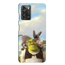 Чохол з мультфільмом Шрек на ZTE Blade A52 – Шрек і осел