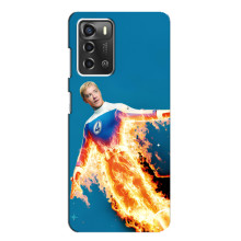 Чохол з принтом Фантастична четвірка для ZTE Blade A52 – Людина-факел