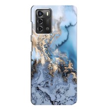 Мраморный чехол на ZTE Blade A52 (VPrint) (Нежный мрамор)