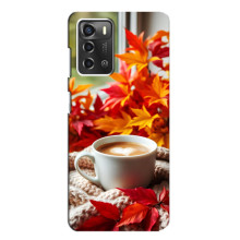 Чохол з унікальним дизайном 'Осінь з кавою' для ZTE Blade A52