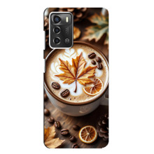 Чохол з унікальним дизайном 'Осінь з кавою' для ZTE Blade A52 – Пряна кава