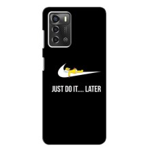 Силиконовый Чехол на ZTE Blade A52 с картинкой Nike – Later