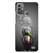 Чехлы для ZTE Blade A53 Pro - Bearbrick Louis Vuitton (PREMIUMPrint) (Тело Bearbrick)