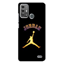 Чехлы для ZTE Blade A53 Pro - с картинкой JORDAN (AlphaPrint) (Jordan Gold)