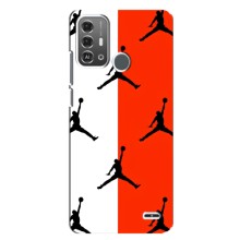 Чехлы для ZTE Blade A53 Pro - с картинкой JORDAN (AlphaPrint) (Лого Джордан)