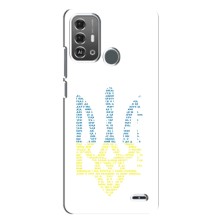 Чехлы для ZTE Blade A53 Pro  Укр. Символика (AlphaPrint) – Герб из букв