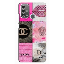 Чохол (Dior, Prada, YSL, Chanel) для ZTE Blade A53 Pro (Модніца)