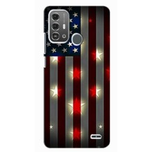 Чехол Флаг USA для ZTE Blade A53 Pro (Флаг США 2)