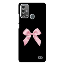 Чехол банты для ZTE Blade A53 Pro – Бант на черном