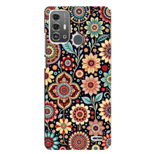 Чохол з принтом Килим для ZTE Blade A53 Pro – Квітковий килим