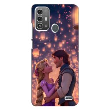 Чехол Рапунцель для ZTE Blade A53 Pro (Принцесса и принц)