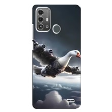 Чохол з мемом Тралалело тралала на ZTE Blade A53 Pro (Бомбардіні гусіні)