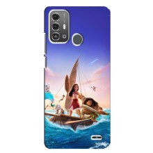 Чехол с мультфильмом Моана ZTE Blade A53 Pro (Моана и Мауи)