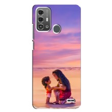 Чехол с мультфильмом Моана ZTE Blade A53 Pro (Моана и Симеа)