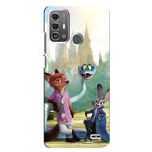 Чохол Зоотрополіс на ZTE Blade A53 Pro – Нік Джуді і змія