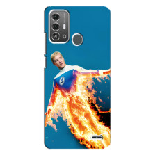 Чохол з принтом Фантастична четвірка для ZTE Blade A53 Pro – Людина-факел