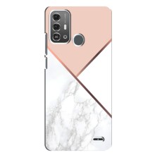 Мраморный чехол на ZTE Blade A53 Pro (VPrint) (Тройной мрамор)