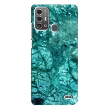 Мраморный чехол на ZTE Blade A53 Pro (VPrint) (Зеленый мрамор)
