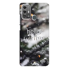 Новогодние, Праздничные Чехлы для ZTE Blade A53 Pro - 2024 год (Hello winter)