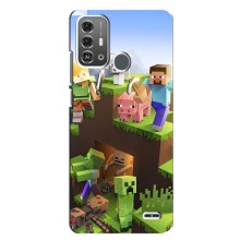Чехлы для ZTE Blade A53 Pro (Персонажи Майн Крафт) (Майн-крафт)