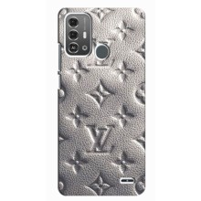 Текстурный Чехол Louis Vuitton для ЗТЕ Блейд А53 Про (Бежевый ЛВ)