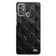 Текстурный Чехол Louis Vuitton для ЗТЕ Блейд А53 Про (Черный ЛВ)