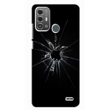 Текстурный Чехол для ZTE Blade A53 Pro (Биток стекло)