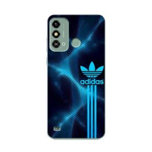 Чохли Адидас для ZTE Blade A53 (AlphaPrint) (Синій Адідас)
