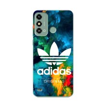 Чохли Адидас для ZTE Blade A53 (AlphaPrint) (Яскравий Адідас)