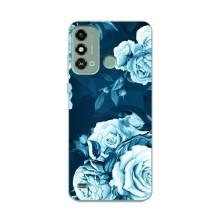 Чехлы (ART) Цветы на ZTE Blade A53 (VPrint) (Блактині бутони)