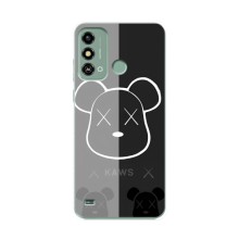 Чохли для ZTE Blade A53 - Bearbrick Louis Vuitton (PREMIUMPrint) (БеарБрік очі)