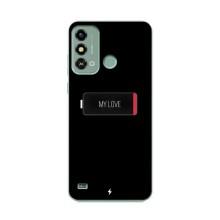 Чехлы для любимой на ЗТЕ Блейд А53 (VPrint) (Love battery)