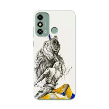 Чохли (Доброго вечора, ми за України) для ЗТЕ Блейд А53 (AlphaPrint) (Перемога)