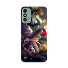 Чехлы на Новый Год ZTE Blade A53 (Красивая елочка)