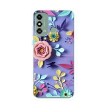 Чохли з квітами для ZTE Blade A53 (VPrint) (Дизайн квітів)