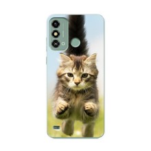 Чохли з Котиками для ZTE Blade A53 (VPrint) (Прижок кота)